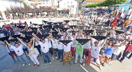 Chupinazo en Irurtzun