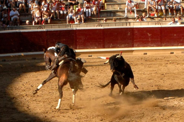 Imágenes de las fiestas patronales en las localidades navarras de Burlada, Cabanillas, Falces, Monteagudo, Murchante y Tafalla