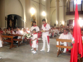 Imágenes de las fiestas patronales en las localidades navarras de Burlada, Cabanillas, Falces, Monteagudo, Murchante y Tafalla