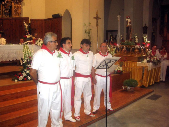 Imágenes de las fiestas patronales en las localidades navarras de Burlada, Cabanillas, Falces, Monteagudo, Murchante y Tafalla