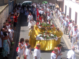 Imágenes de las fiestas patronales en las localidades navarras de Burlada, Cabanillas, Falces, Monteagudo, Murchante y Tafalla