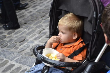 Los pamploneses han querido disfrutar del último día de esta festividad