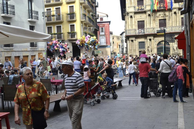 Los pamploneses han querido disfrutar del último día de esta festividad