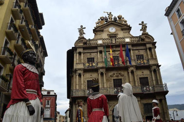 Los pamploneses han querido disfrutar del último día de esta festividad