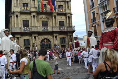 Los pamploneses han querido disfrutar del último día de esta festividad