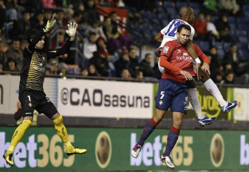 Osasuna se clasificó para los octavos de final de la Copa del Rey tras vencer al Sporting de Gijón por 2-0 en el Reyno de Navarra
