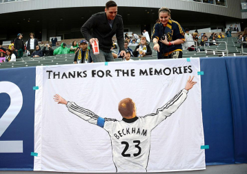 David Beckham jugó su último partido en Estados Unidos tras 5 temporadas en Los Angeles ganando la liga por segundo año consecutivo