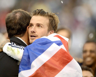 David Beckham jugó su último partido en Estados Unidos tras 5 temporadas en Los Angeles ganando la liga por segundo año consecutivo