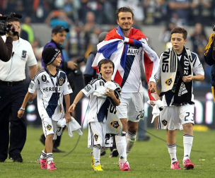 David Beckham jugó su último partido en Estados Unidos tras 5 temporadas en Los Angeles ganando la liga por segundo año consecutivo