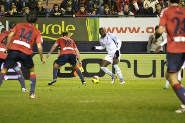 Osasuna perdió por 1-2 ante el Granada en su último partido del año 2012.