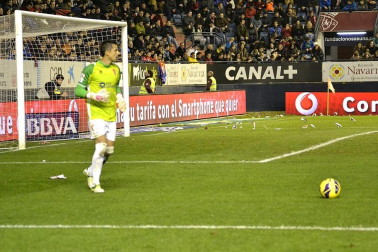 Osasuna perdió por 1-2 ante el Granada en su último partido del año 2012.