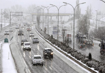 Nevadas caídas en el norte de la Comunidad foral el miércoles 6 de febrero