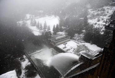 Nevadas caídas en el norte de la Comunidad foral el miércoles 6 de febrero