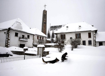Nevadas caídas en el norte de la Comunidad foral el miércoles 6 de febrero