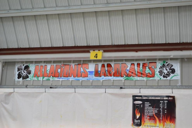 Pancartas de la carpa