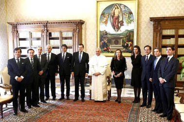 Rajoy se reúne con el Papa