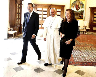 Rajoy se reúne con el Papa