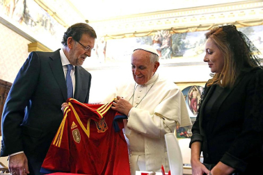 Rajoy se reúne con el Papa