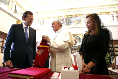 Rajoy se reúne con el Papa