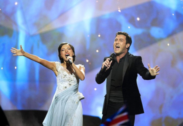 Imágenes de la Gala de Eurovisión 2013 celebrado en Malmö, en el que ha participado El Sueño de Morfeo con la canción 'Contigo hasta el final'