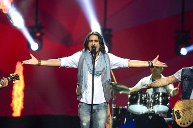 Imágenes de la Gala de Eurovisión 2013 celebrado en Malmö, en el que ha participado El Sueño de Morfeo con la canción 'Contigo hasta el final'