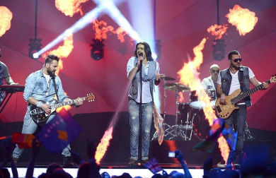 Imágenes de la Gala de Eurovisión 2013 celebrado en Malmö, en el que ha participado El Sueño de Morfeo con la canción 'Contigo hasta el final'