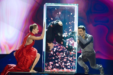 Imágenes de la Gala de Eurovisión 2013 celebrado en Malmö, en el que ha participado El Sueño de Morfeo con la canción 'Contigo hasta el final'