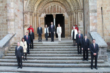 Los Príncipes de Asturias han presidido el acto de entrega del premio Príncipe de Viana de la Cultura al filósofo Daniel Innerarity.