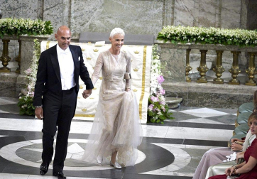 La princesa Magdalena de Suecia contrae matrimonio en Estocolmo.