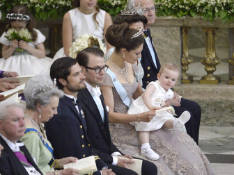 La princesa Magdalena de Suecia contrae matrimonio en Estocolmo.