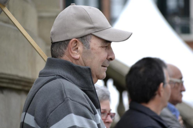 Manifestación para luchar por los derechos de los pensionistas.