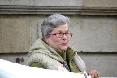 Manifestación para luchar por los derechos de los pensionistas.