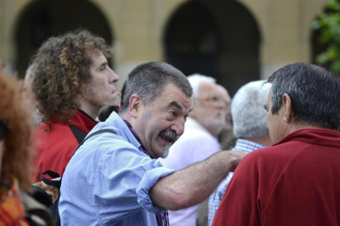 Manifestación para luchar por los derechos de los pensionistas.