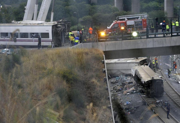Un tren Alvia que unía Madrid y Ferrol ha descarrilado este miércoles cerca de Santiago de Compostela