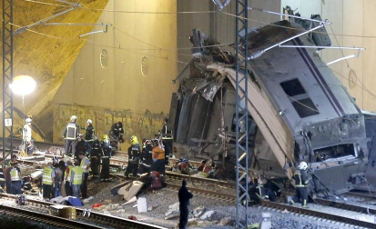 Un tren Alvia que unía Madrid y Ferrol ha descarrilado este miércoles cerca de Santiago de Compostela