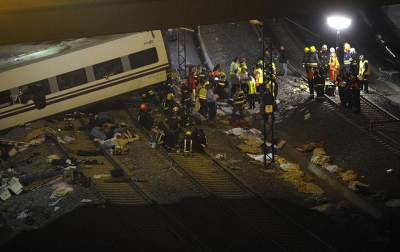 Un tren Alvia que unía Madrid y Ferrol ha descarrilado este miércoles cerca de Santiago de Compostela