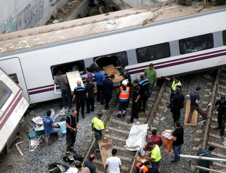 Un tren Alvia que unía Madrid y Ferrol ha descarrilado este miércoles cerca de Santiago de Compostela