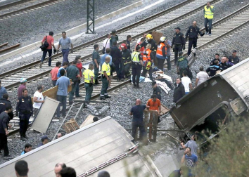 Un tren Alvia que unía Madrid y Ferrol ha descarrilado este miércoles cerca de Santiago de Compostela