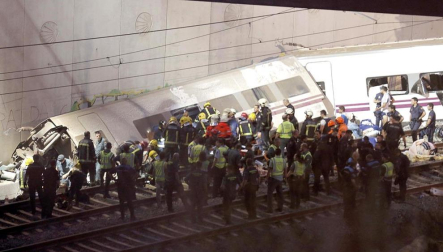 Un tren Alvia que unía Madrid y Ferrol ha descarrilado este miércoles cerca de Santiago de Compostela