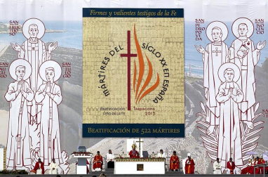 522 religiosos, 29 de ellos navarros y casi todos asesinados durante la Guerra Civil española, han sido beatificados en Tarragona ante unas 25.000 personas.