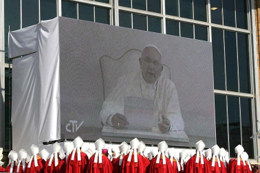 522 religiosos, 29 de ellos navarros y casi todos asesinados durante la Guerra Civil española, han sido beatificados en Tarragona ante unas 25.000 personas.