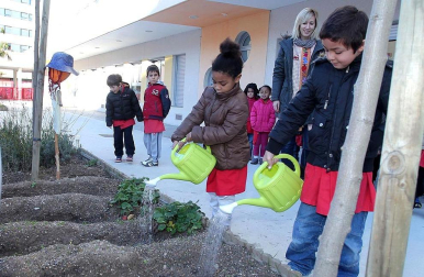 Imágenes del Colegio Público Rochapea de Educación Infantil y Primaria, dentro de la serie "Colegio a colegio" de Diario Escolar