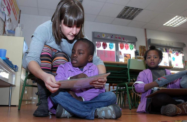 Imágenes del Colegio Público Rochapea de Educación Infantil y Primaria, dentro de la serie "Colegio a colegio" de Diario Escolar