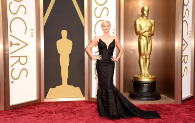 Algunas de las celebridades a su paso por la alfombra roja de la 86 gala de la Academia de Cine,  en el teatro Dolby de Los Ángeles.