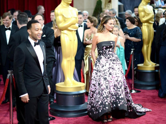 Algunas de las celebridades a su paso por la alfombra roja de la 86 gala de la Academia de Cine,  en el teatro Dolby de Los Ángeles.