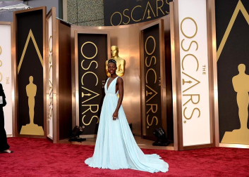 Algunas de las celebridades a su paso por la alfombra roja de la 86 gala de la Academia de Cine,  en el teatro Dolby de Los Ángeles.