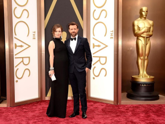 Algunas de las celebridades a su paso por la alfombra roja de la 86 gala de la Academia de Cine,  en el teatro Dolby de Los Ángeles.