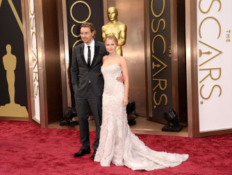 Algunas de las celebridades a su paso por la alfombra roja de la 86 gala de la Academia de Cine,  en el teatro Dolby de Los Ángeles.