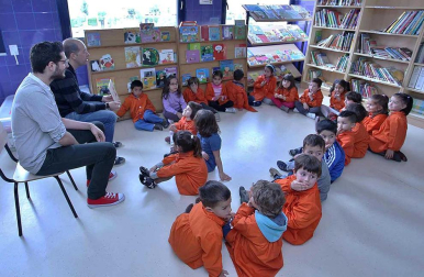 El centro de la Rochapea protagoniza el 'Cole a cole' del Diario Escolar del 6 de mayo de 2014.