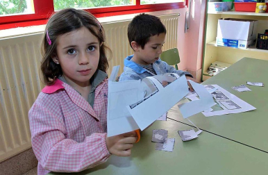 Alumnos del Colegio Público Eulza, protagonista del 'Cole a cole' del Diario Escolar del 20 de mayo de 2014.